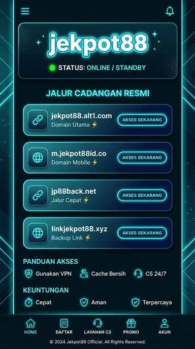 Halaman Link Alternatif jekpot88 untuk Pengguna Android